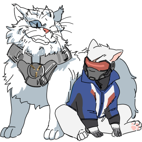 lillu-kr:  - i’m korean so It can be messed up my language.- someone said to me “  Hey! you have an deviant art? D:, i want share yours Cats from Overwatch” but i don’t have deviant art. so i will make this tumblr.  