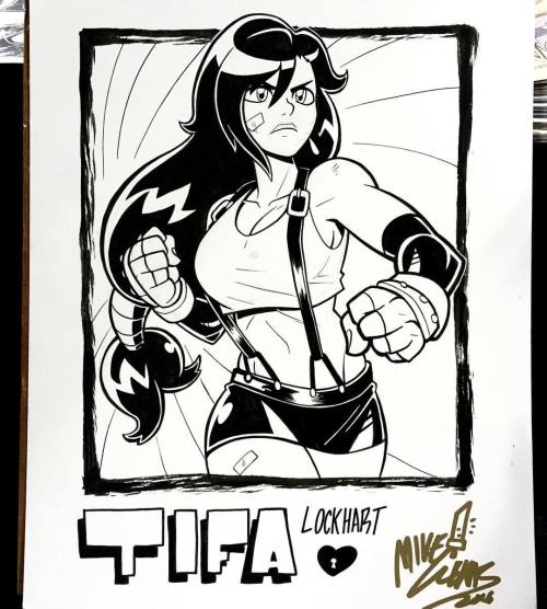 mikeluckas:  Day one NYCC commish! The Punch adult photos