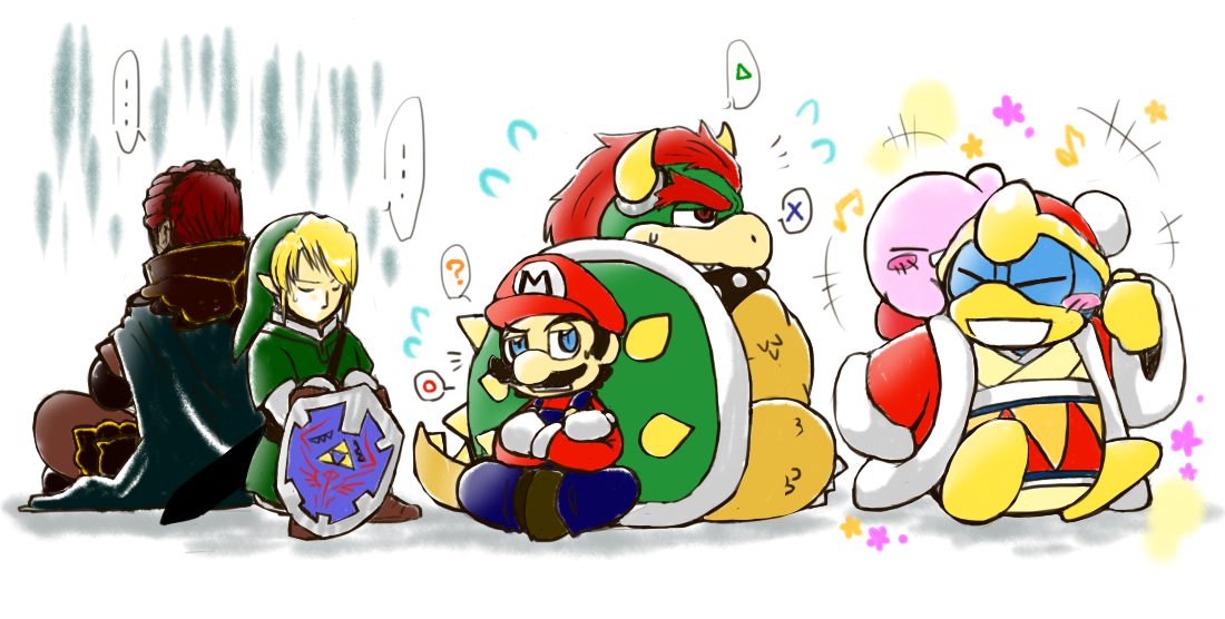 supersmashbrospics:  主役と悪役セット by: ころころ