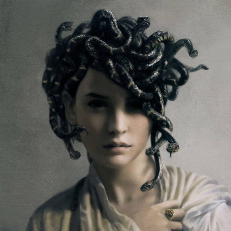 butterflieseater:  Jared Simeth - Young Medusa She is beautiful! 