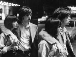 theswinginsixties:  Mick Jagger and Chrissie