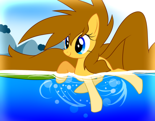 isle-of-forgotten-dreams:  First version of Sera swimming (/’u’)/Just wanted to see if I was still able to do it this way~ <3Wub wubs~ Off to work I go go!  Swimmy-swimmy Sera~! <3