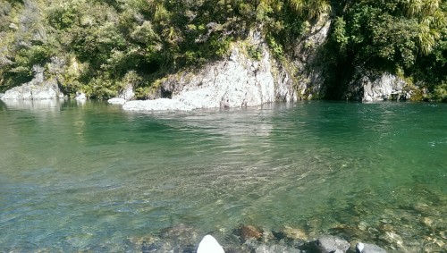 patternedbones:The water is so deep, it goes to the top on my thigh just stepping off the bank.