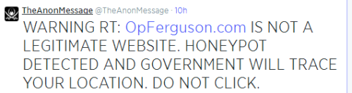 postracialcomments: DO NOT GO ON THE OPFERGUSON (dot) com website!!!!! There are several reports st