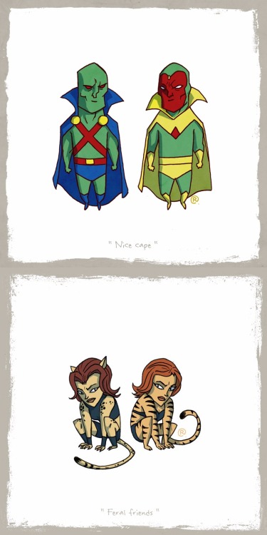 league-of-extraordinarycomics:  Little Friends Created by Darren Rawlings