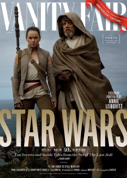 Star Wars: The Last Jedi covering Vanity Fair.*screaming