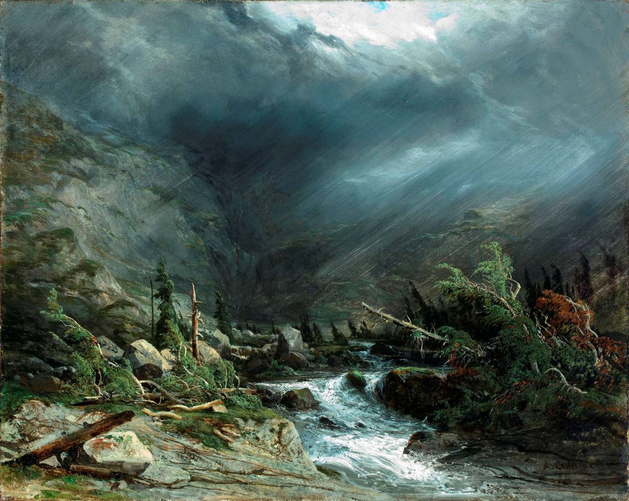 walpurgishalle:  Alexandre Calame (1810 – 1864) 