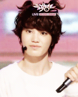 taenggyu:  Sungjong with ponytails ｡◕‿◕｡ 