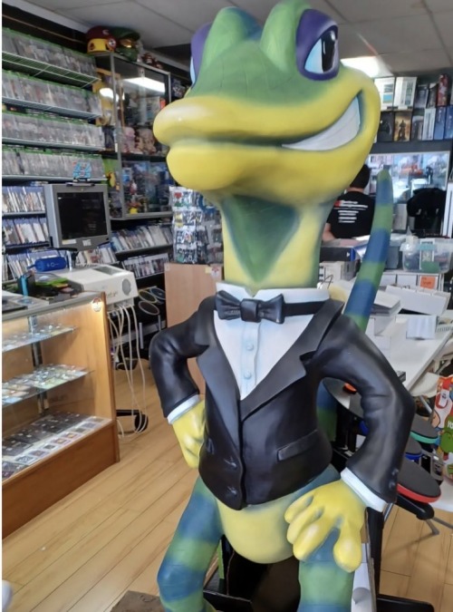 There Is A Gex Statue That Used To Be In Crystal Dynamics Studio,