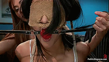 hardbdsmgif:  Never take the gag off… 