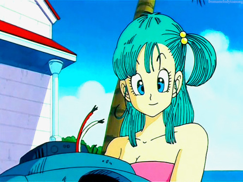 Endless graphic evidence that Bulma Briefs is the rightful queen of all Saiyans, even without knowin