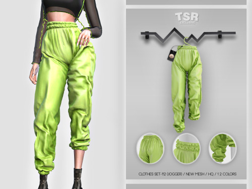 CLOTHES SET-112 (JOGGER) BD42312 ColorsAdult-Elder-Teen-Young AdultFor FemaleCompatible with HQ mod-