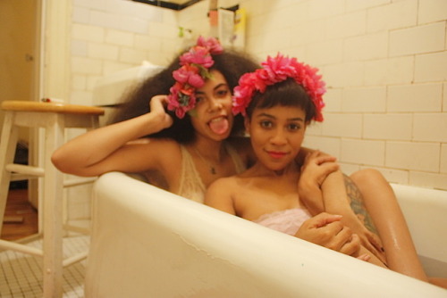 tinyblackchild:Black girl intimacy with @locococopuff