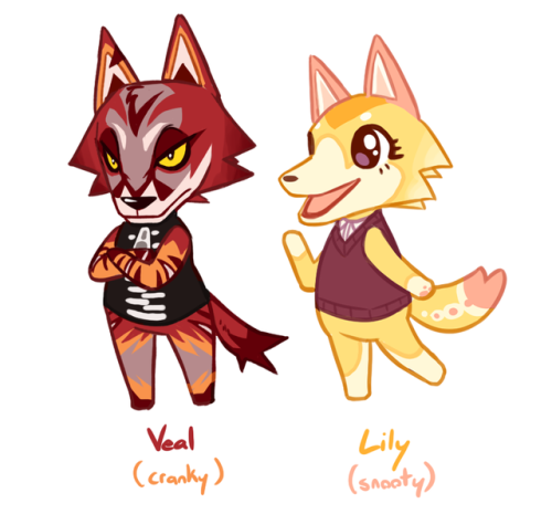 Part 1 of fursonas as Animal Crossing characters! Did all of them as wolves bc they are all&hellip;f