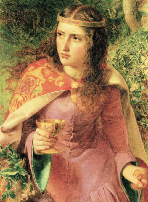 lionofchaeronea:Queen Eleanor, Frederick Sandys, 1858