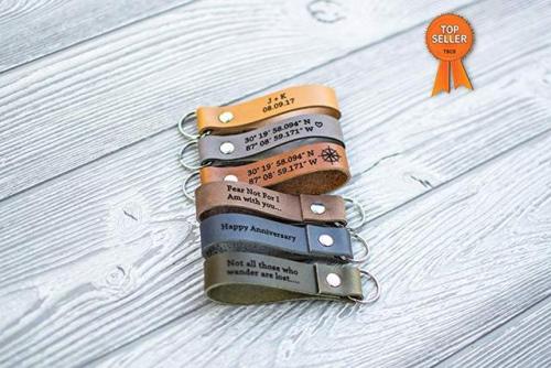 buying-all:Custom Leather Keychain- handmadeView In Amazon - Ver En Amazon