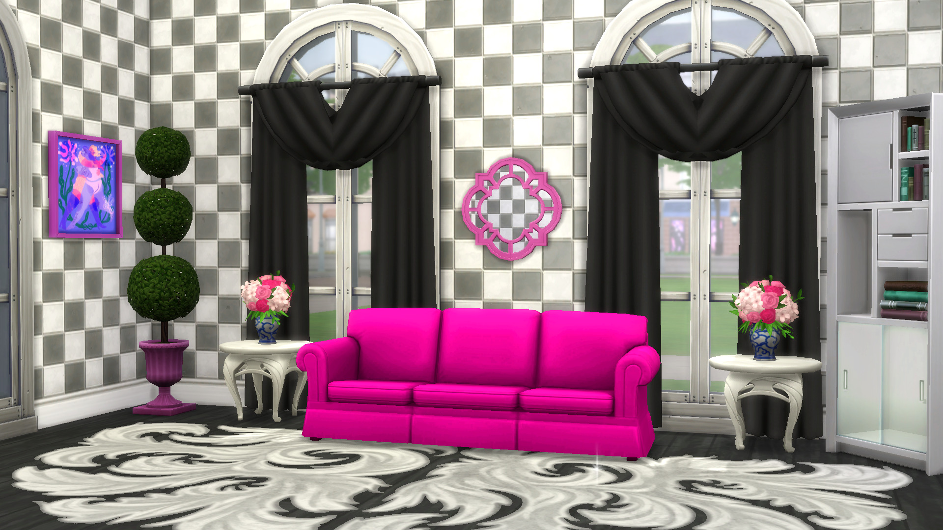 The Sims 4 Custom Content — Hipster Hugger Sofa V20 Download