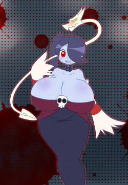 asknikoh:  SkullGirls Squigly (one of the cutest Skullgirls for sure and one of my faves) Commission