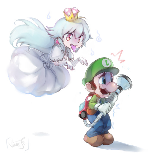 Booette &amp; Luigi ✨ Commission done for @collectorfiend through Instagram.