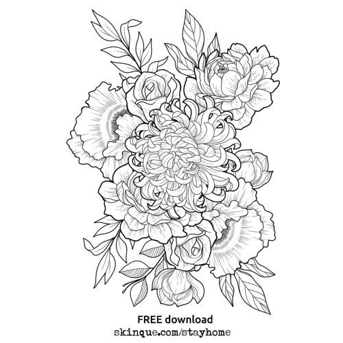 Free coloring pages!Download them here: skinque.com/stayhomeStay home and stay healthy!