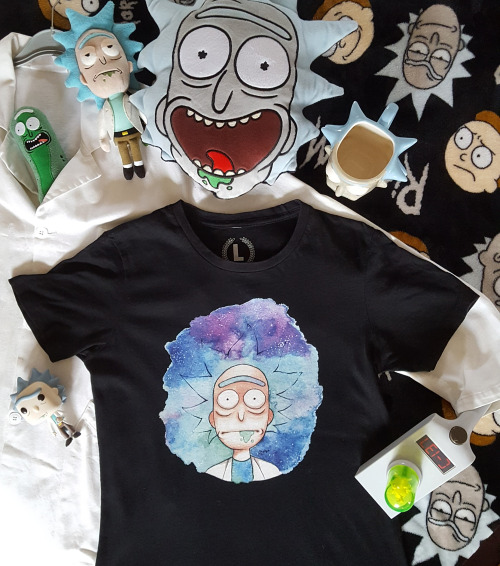 WUBBA LUBBA DUB DUUUUB!! :DYou can have my “Watercolor Rick Galaxy” design as shirt or mug ect!You’l