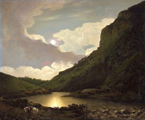 “Matlock Tor by Moonlight” Joseph Wright of Derby 