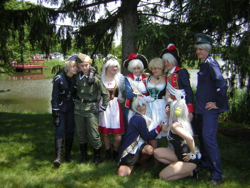 AnimeNEXT ‘13 Hetalia Photoshoot Part 4Itacest     Germancest    Magic Trio  Prumano  NorIce  