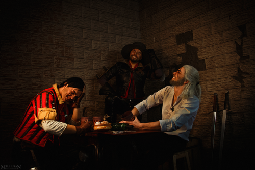   Summon the Bitches!The Witcher 3drunk witchers  Andrey as GeraltGrimorumFame as EskelMax as Lambertphoto by me