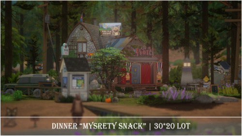 Dinner ‘Mystery Snack’ | Boop | Lot DownloadSo this build is:restaurant lotuse this mod to turn Gran