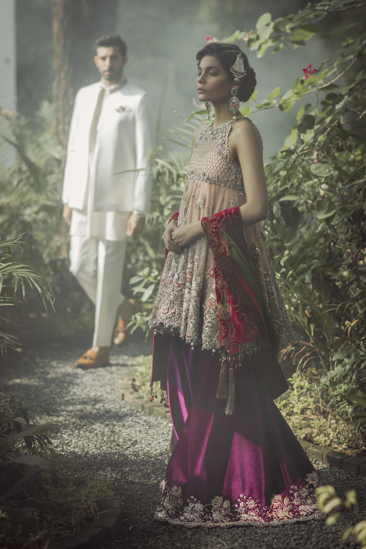 highfashionpakistan:Elan’s ‘Palais Indochine’ bridal collection featuring