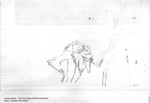  Animator: James BaxterCharacter: RafikiFilm: The Lion King (1994)Studio: Walt Disney PicturesSource