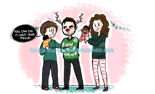 he-got-the-dagger-tho:12 Days of Larents - Day 3: Santa’s VisitLiam and Niall flipped for wh