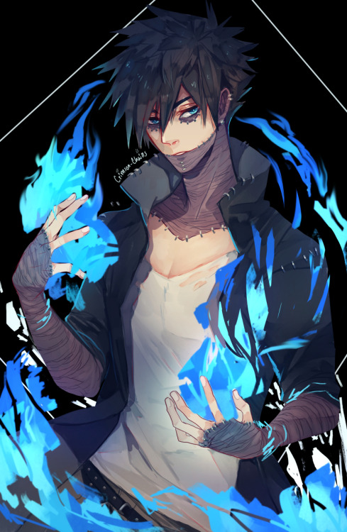 crimson-chains:Had a lot of fun with this ^^Handsome and with cool fire!