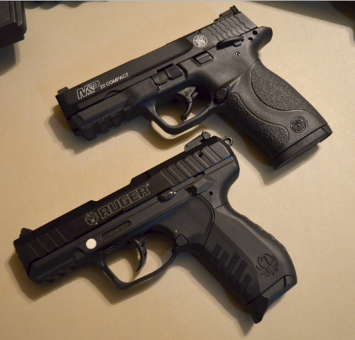 everydaycivilian:  everydaycivilian:  Newly Released S&W M&P 22 Compact  Made by Smith & Wesson and not Walther like the full size M&P22.   Ruger SR-22p for comparison  Forgot to mention, 222 free rounds with a purchase of the compact!