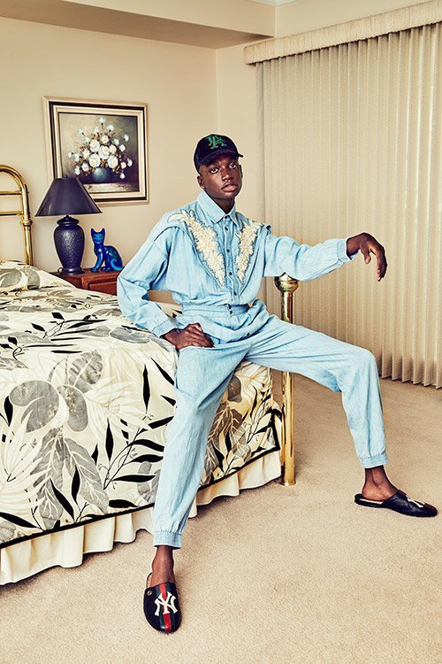 Rickey Thompson Wears High Designers For Out Magazine 2018.