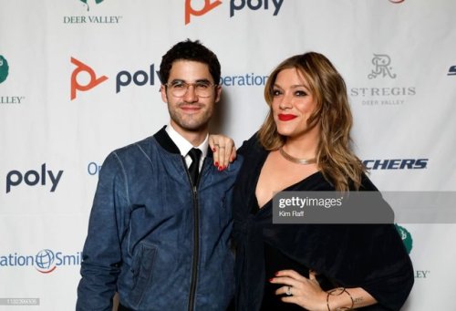 darrencrissarmy: Darren Criss and Mia Swier attend the Operation Smile 8th Annual Park City Ski Chal