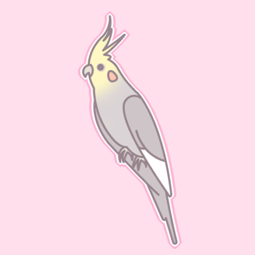 kikkekiri:♡ Cockatiel by Em Elvin from the Noun Project ♡