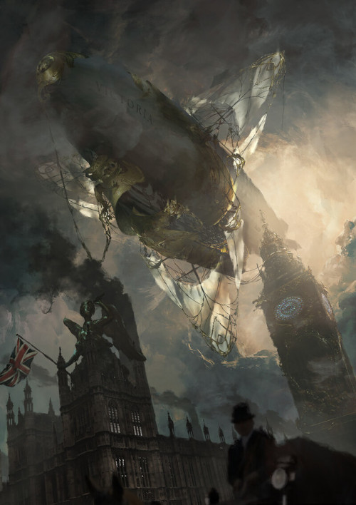 steam-fantasy - Take a look at this humongous steampunk...