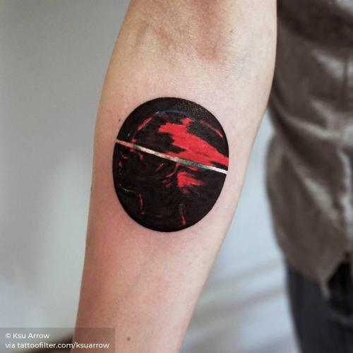 By Ksu Arrow, done in Moscow. http://ttoo.co/p/34156 art;circle;contemporary;facebook;geometric shape;inner forearm;ksuarrow;small;twitter