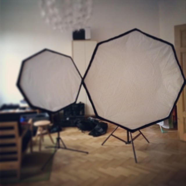 nulleinsfoto:  Big Mama and her little kid #octabank #photography #softlight 90cm