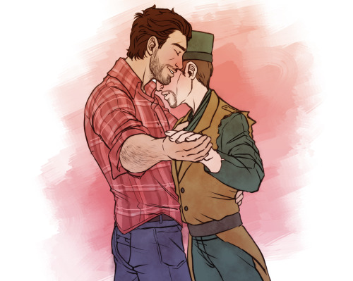 queen-schadenfreude:“Love—is more than just a game for two,” Ethan mutters into MacCready’s skin, no