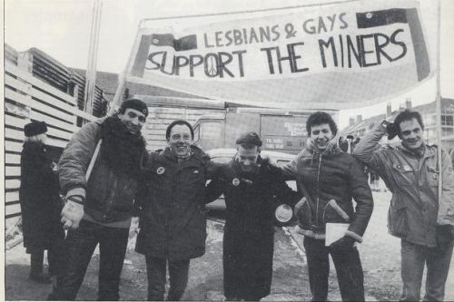 soyonscruels:real photos of ‘lesbians and gays support the miners’, their miner comrades, and photos