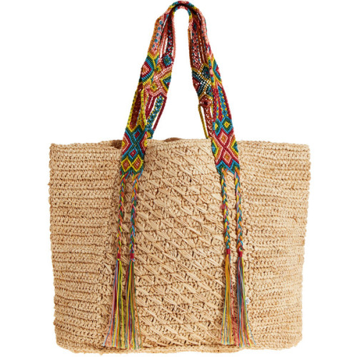 FLORA BELLA Aliso Handwoven Tote ❤ liked on Polyvore (see more woven tote bags)