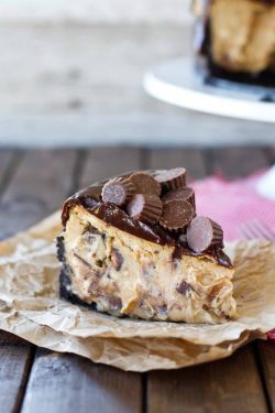 sweetoothgirl:    Reese’s Peanut Butter Cheesecake  