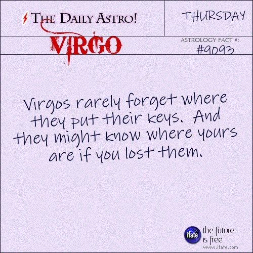 dailyastro:  Virgo 9093: Visit The Daily Astro for more Virgo facts.You can try a