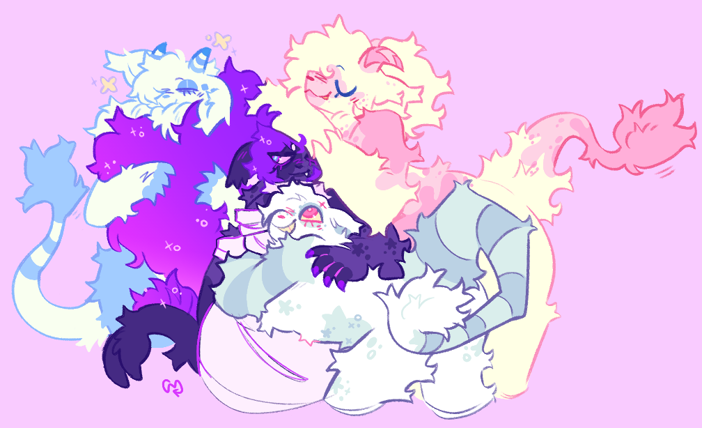 boingocabinet:younger Frankie and his demons !! (Pop, Irving, and Dulce :3)