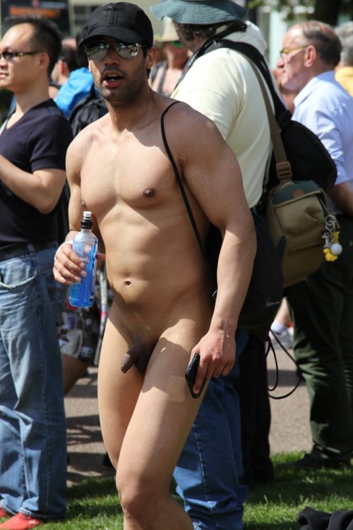 Porn Pics broswithoutclothes:  WNBR 2014 Brighton: