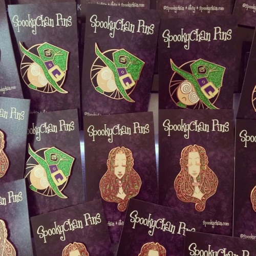 Coming soon to #SDCC #CHANCON, #etsy and @dragoncon &ndash; #spookychanpins #artistsofinstagram #ena