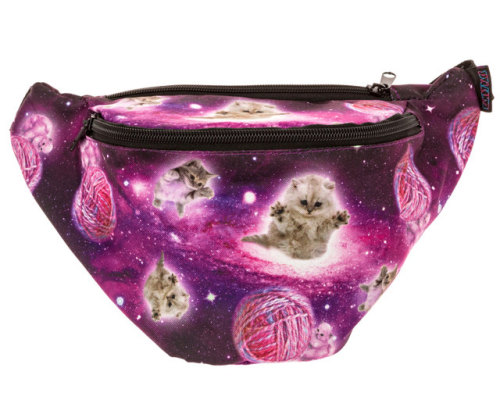 sosuperawesome:Fanny Packs - including the Light Up Galaxy Cat and Light Up Dinosaur Fanny Packs - by KANDYPACK on EtsyM