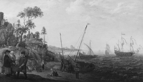 Rocky Coast with Ships and Figures, Adam Willaerts, 17??, Nationalmuseum, SWEhttp://collection.natio